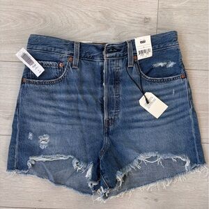 Levi's Ribcage Denim Shorts